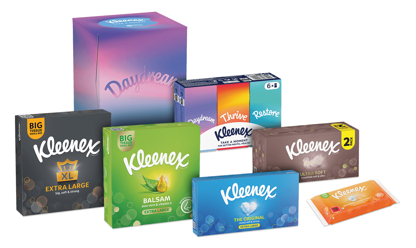 Kleenex® Tissues Wipes Kleenex® UK