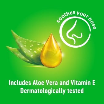 Aloe Vera and a drop of Vitamin E