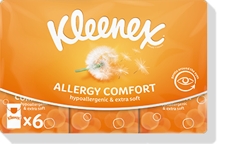 Kleenex<sup>®</sup> Allergy Comfort™ Pocket Pack Tissues