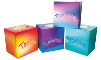Kleenex<sup>®</sup> Collection Cube Tissues