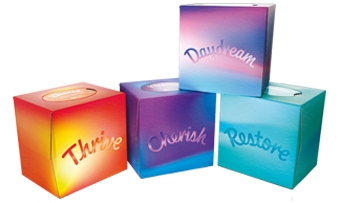 Kleenex<sup>®</sup> Collection Cube Tissues