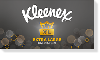 Kleenex<sup>®</sup> Extra Large Tissues