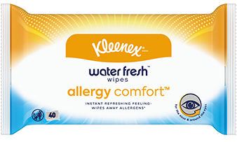 Kleenex<sup>®</sup> Allergy Comfort™ Water Fresh™ Wipes